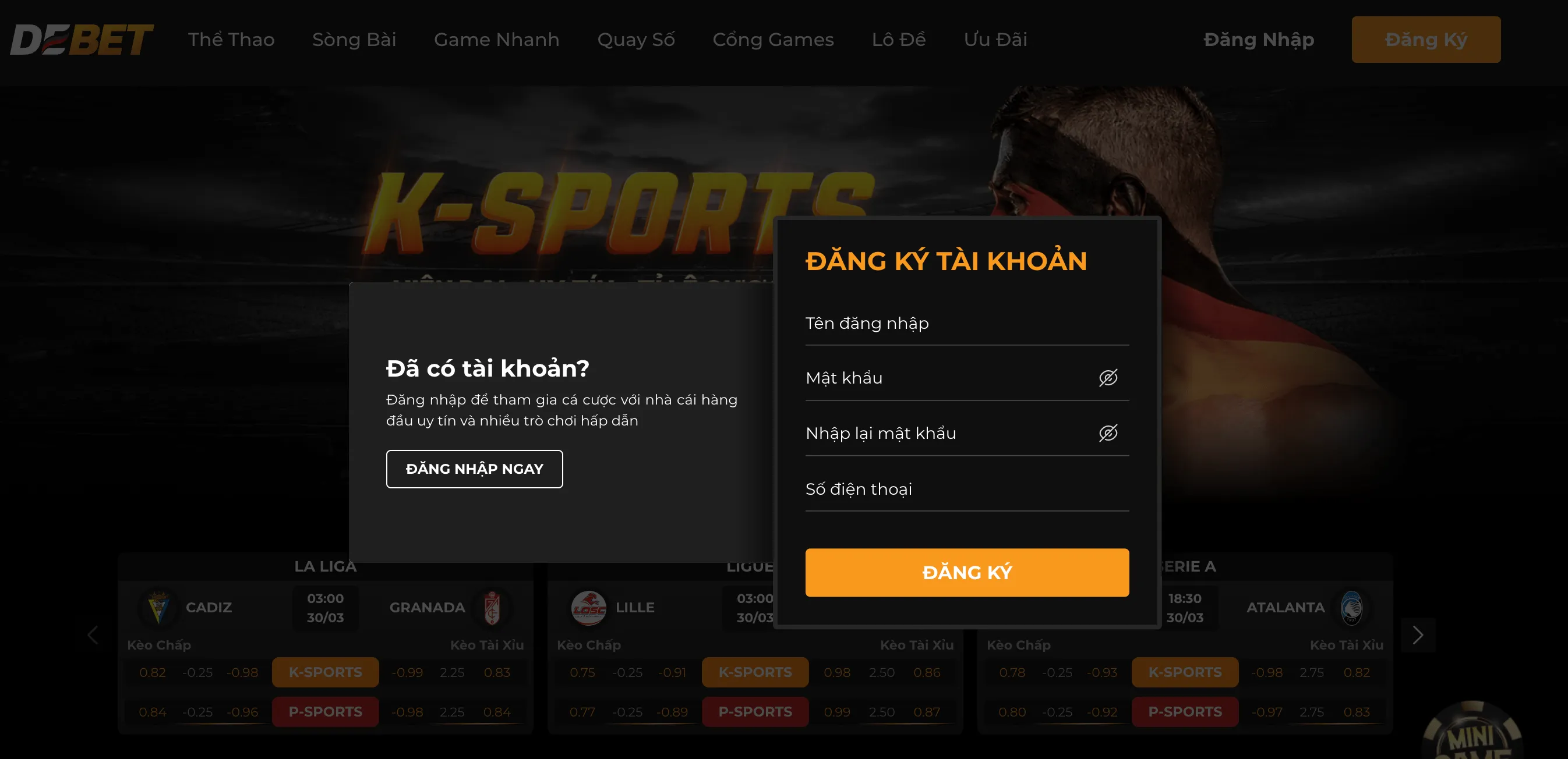 Review nhà cái DEBET